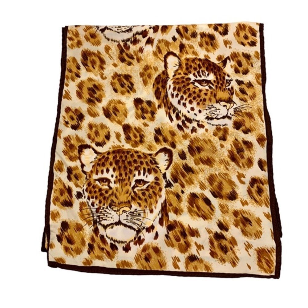 Lion Animal‎ Print Polyester Scarf